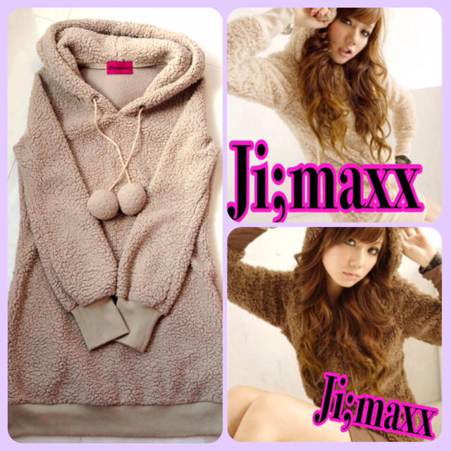 Ji.maxx(ジェーアイマックス)のJi;maxxCuteなロング丈パーカー レディースのトップス(パーカー)の商品写真