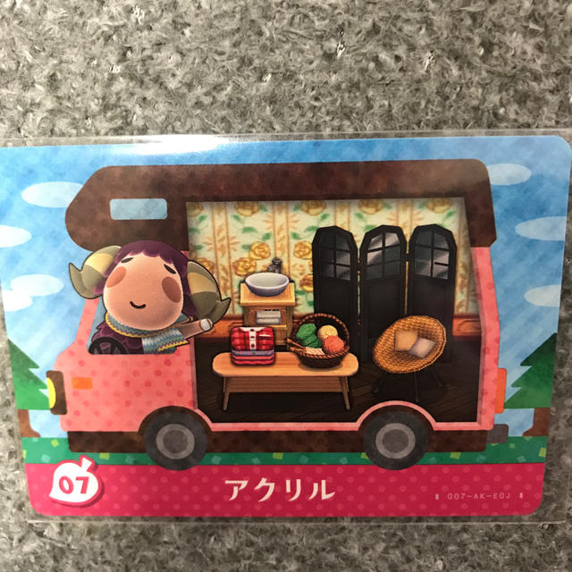 任天堂(ニンテンドウ)のどうぶつの森　amiiboカード　アクリル エンタメ/ホビーのアニメグッズ(カード)の商品写真