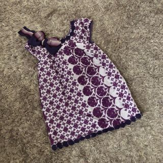 アナスイミニ(ANNA SUI mini)のご専用♡ANNA SUI mini♡刺しゅうワンピース 100(ワンピース)