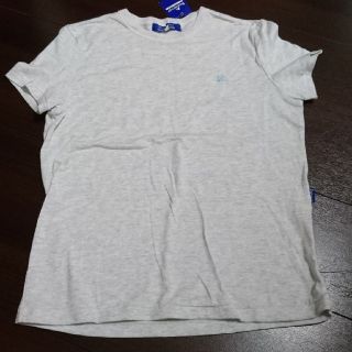 バーバリーブルーレーベル(BURBERRY BLUE LABEL)のバーバリー・ブルーレーベル Tシャツ 杢グレー 杢ブルー 白    新品未使用(Tシャツ(半袖/袖なし))