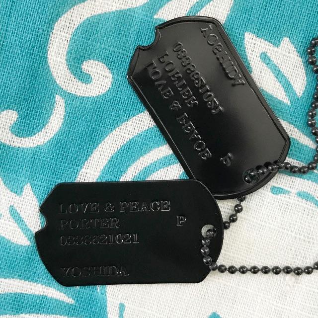 PORTER(ポーター)のPORTER  ドッグタグ レディースのアクセサリー(ネックレス)の商品写真