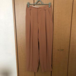 ビューティアンドユースユナイテッドアローズ(BEAUTY&YOUTH UNITED ARROWS)のROKU GEORGETTE TUCK PANTS パンツ ロク 美品(カジュアルパンツ)