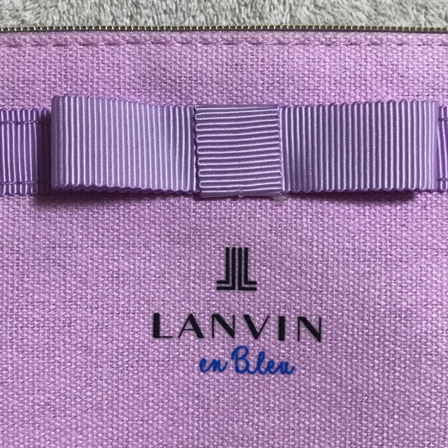 LANVIN en Bleu(ランバンオンブルー)の美人百花 2017年 6月号付録 ランバン オン ブルー　マルチペンケース インテリア/住まい/日用品の文房具(ペンケース/筆箱)の商品写真