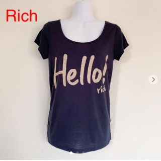 リッチ(rich)のRich Tシャツ（ネイビー）(Tシャツ/カットソー(半袖/袖なし))