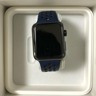 アップルウォッチ(Apple Watch)のApple Watch series2 42mm ステンレス ブラック(腕時計(デジタル))
