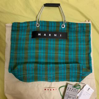 マルニ(Marni)のマルニ　フラワーカフェ　バッグ(かごバッグ/ストローバッグ)