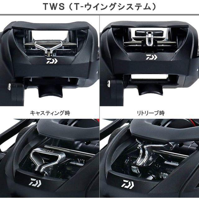 DAIWA(ダイワ)の新品・未使用ダイワ リール '19 タトゥーラ TW 100XH (右ハンドル) スポーツ/アウトドアのフィッシング(リール)の商品写真