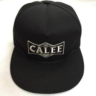 定価7480円！Calee 19aw 完売人気 ロゴ刺繍 キャップ 帽子