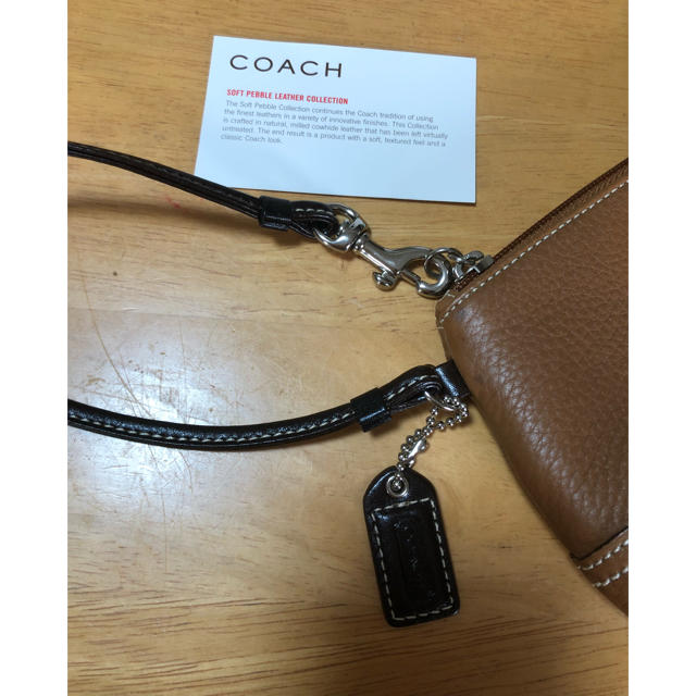 COACH(コーチ)のコーチ　レザー　ポーチ レディースのファッション小物(ポーチ)の商品写真