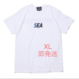 アトモス(atmos)の【新品】XLサイズ WIND AND SEA atmos Tシャツ ホワイト(Tシャツ/カットソー(半袖/袖なし))