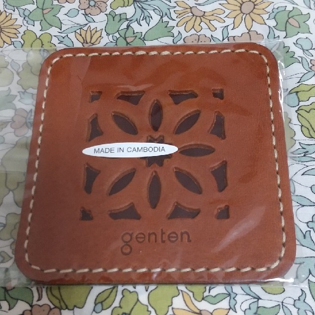 genten(ゲンテン)のgenten コースター [非売品] インテリア/住まい/日用品のキッチン/食器(テーブル用品)の商品写真