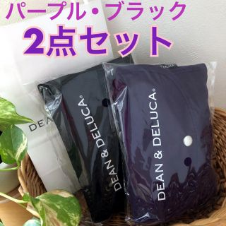 ディーンアンドデルーカ(DEAN & DELUCA)のDEAN&DELUCA ディーン&デルーカ エコバッグ  黒 紫 京都 セット(エコバッグ)