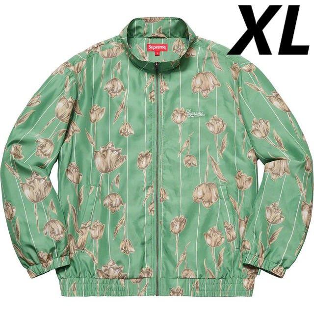 【XL】Supreme Floral Silk Track Jacket