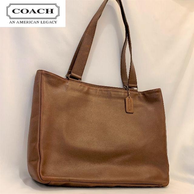 COACH(コーチ)のオールドコーチ USA製 レザー バッグ ビンテージ トートバッグ レディースのバッグ(トートバッグ)の商品写真