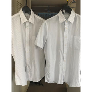 ユニクロ(UNIQLO)のUNIQLO ワイシャツ  2枚セット　半袖(シャツ)