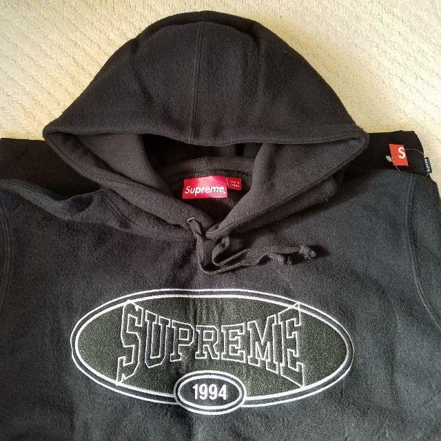Supreme reverse fleece hooded sweatshirt