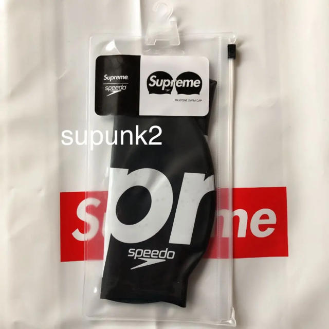 Supreme(シュプリーム)の【ブラック送料込】Supreme  Speedo Swim Cap スポーツ/アウトドアのスポーツ/アウトドア その他(マリン/スイミング)の商品写真