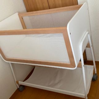 ヤマトヤ(大和屋)の【極美品】リリワゴン　yamatoya　ベビーベッド(ベビーベッド)