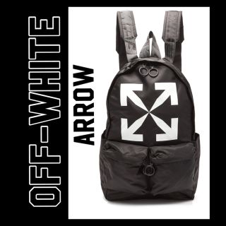 オフホワイト(OFF-WHITE)のOff-White✴︎Arrow Print Backpack (バッグパック/リュック)