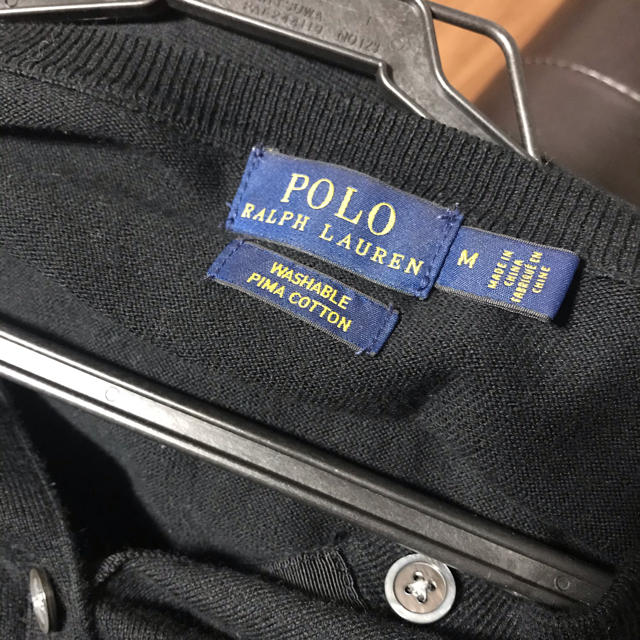 POLO RALPH LAUREN(ポロラルフローレン)のラルフローレン　ブラック　コットンガーデン レディースのトップス(カーディガン)の商品写真