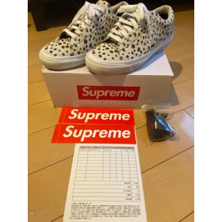 未使用品 Supreme Vans Sid Pro Dalmatian 28.5