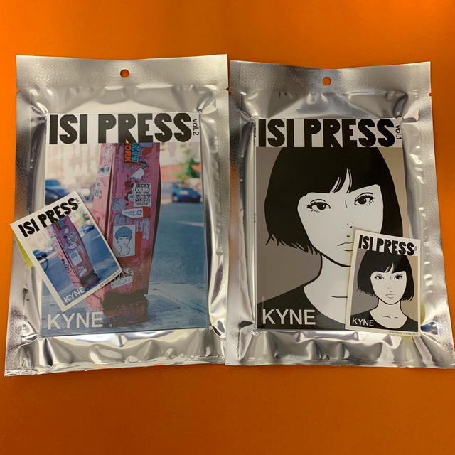 KYNE ISI PRESS Vol.1 Vol.2 ステッカー付き 未開封 | フリマアプリ ラクマ KYNE ISI PRESS Vol.1 Vol.2 ステッカー付き 未開封 | フリマアプリ ラクマ