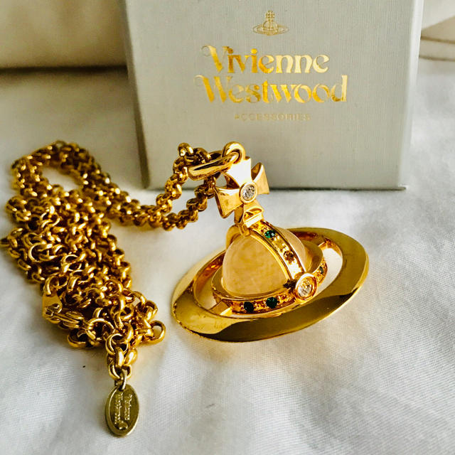 希少極美☆工場刻印VivienneWestwood 旧スモールオーブネックレス