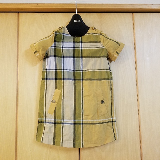 BURBERRY(バーバリー)のご専用です‼️　新品、未使用　バーバリー　ワンピース キッズ/ベビー/マタニティのキッズ服女の子用(90cm~)(ワンピース)の商品写真