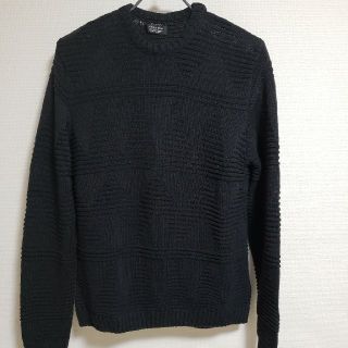 ザラ(ZARA)のZARAメンズ　黒色　セーター　USA Lサイズ(ニット/セーター)