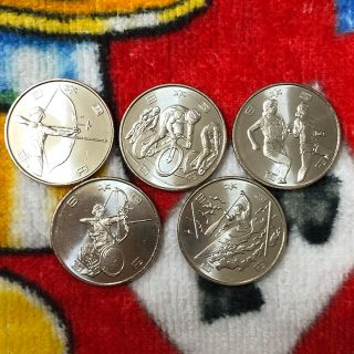【3158】東京2020オリンピック・パラリンピック100円記念硬貨3次発行5種(貨幣)