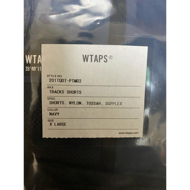 W)taps(ダブルタップス)のWTAPS TRACKS SHORTS NAVY 20ss メンズのパンツ(ワークパンツ/カーゴパンツ)の商品写真