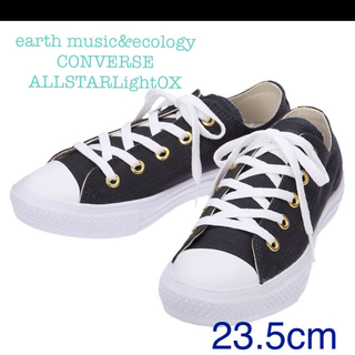 アースミュージックアンドエコロジー(earth music & ecology)のearth music&ecolology コンバース 23.5cm Navy(スニーカー)