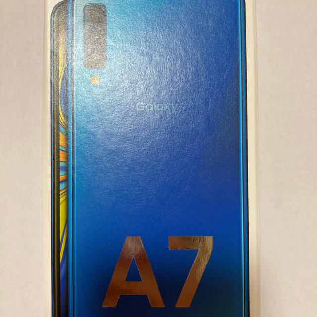 Galaxy A7 本体 ブルー