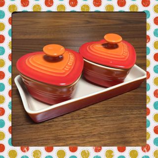 ルクルーゼ(LE CREUSET)のルクルーゼ プチサイズ♡ラムカンセット(食器)