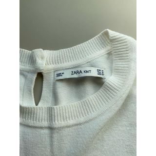 ザラ(ZARA)のZARA トップス　ニット　半袖【送料込】(カットソー(半袖/袖なし))