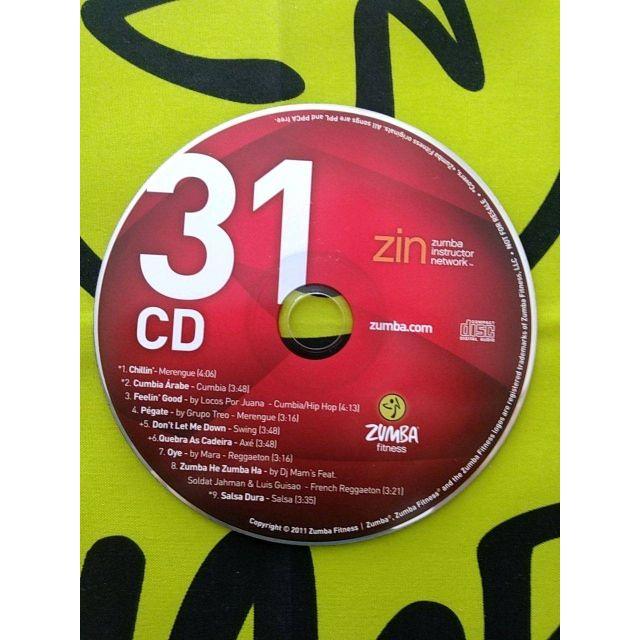 超希少！ ZUMBA　ズンバ　ZIN31　CD ＆ DVD　インストラクター専用 2