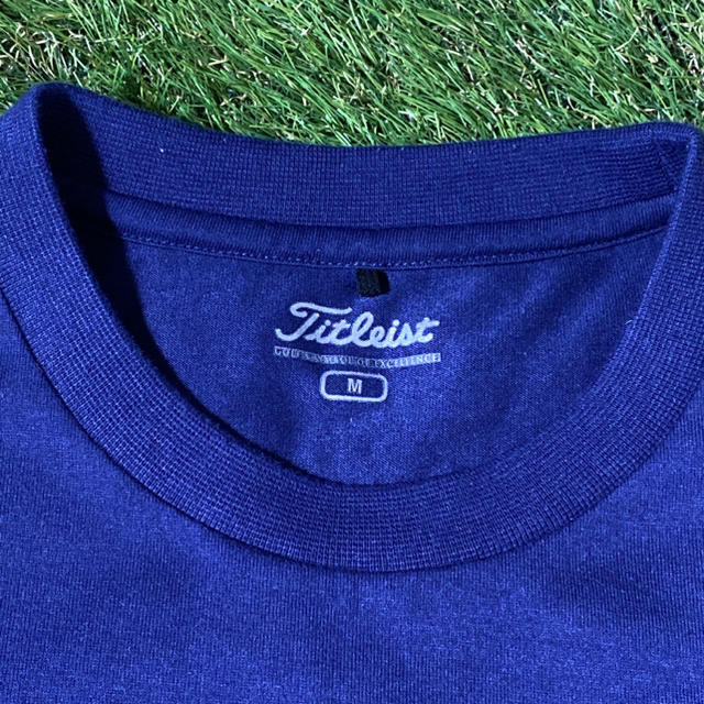 Titleist(タイトリスト)のタイトリスト　ベーシック コットンTシャツ メンズM ネイビー スポーツ/アウトドアのゴルフ(ウエア)の商品写真