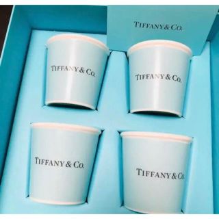 ティファニー(Tiffany & Co.)のTIFFNY ティファニー  エスプレッソ　ペーパーカップ　1点(グラス/カップ)