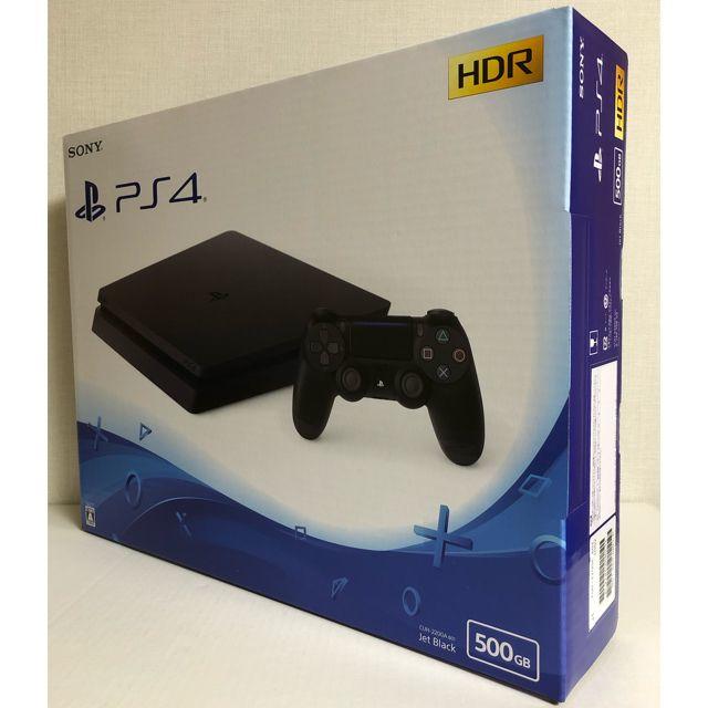 PS4【新品／保証付／送料込】PlayStation4 ジェットブラック 500GB