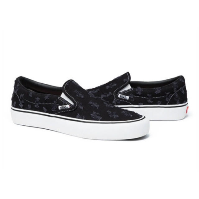 SUPREME × VANS SLIP-ON シュプリーム×バンズ 黒デニム27