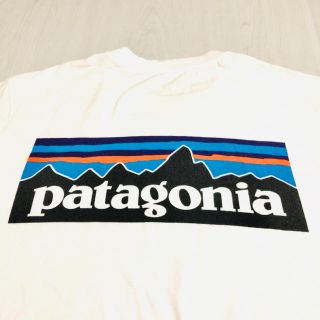 パタゴニア(patagonia)の【定番】patagonia パタゴニア　P-6ロゴ　tシャツ　白／アウトドア(Tシャツ/カットソー(半袖/袖なし))