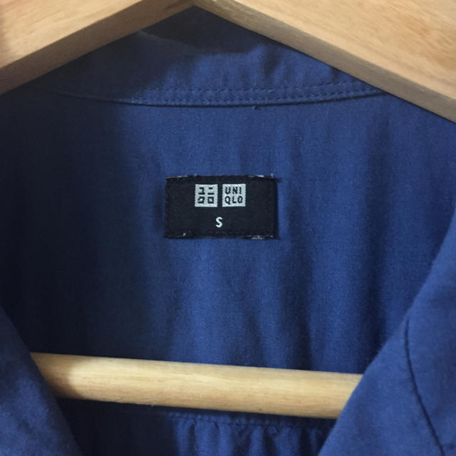 UNIQLO(ユニクロ)のユニクロ UNIQLO オープンカラーシャツ S ブルー メンズのトップス(シャツ)の商品写真