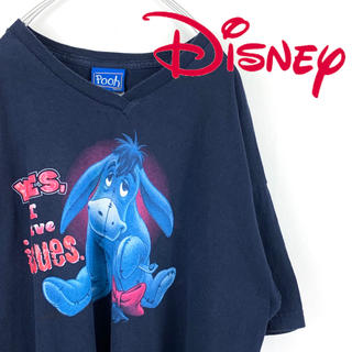 ディズニー(Disney)のUSA古着 90s【Disney (ディズニー)】プーさん"イーヨー" Tシャツ(Tシャツ/カットソー(半袖/袖なし))