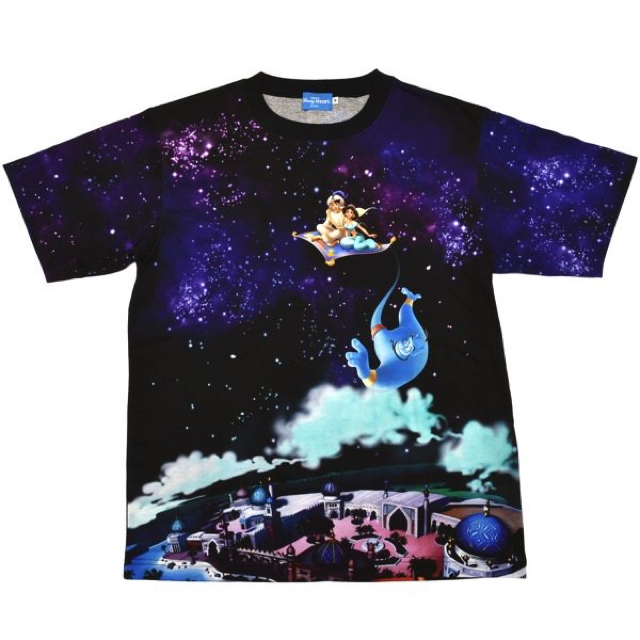 Disney(ディズニー)の［新品、値下げ］ディズニーリゾート アラジン Tシャツ Sサイズ レディースのトップス(Tシャツ(半袖/袖なし))の商品写真