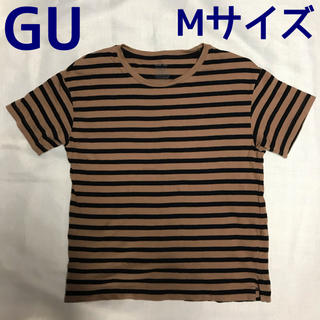 ジーユー(GU)のGU Tシャツ　半袖　ボーダー(Tシャツ(半袖/袖なし))