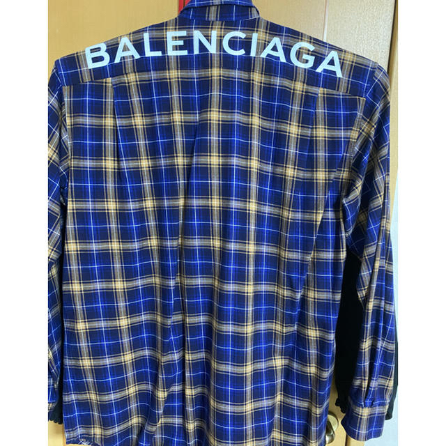 送料無料】 Balenciaga チェックシャツ BALENCIAGA - シャツ