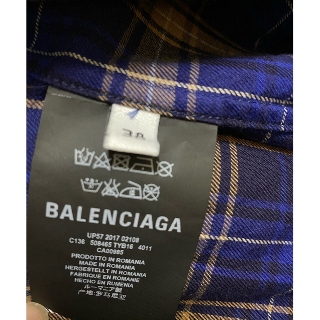 BALENCIAGA チェックシャツ