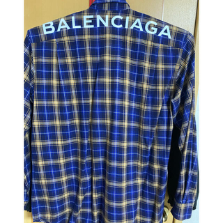 バレンシアガ(Balenciaga)のBALENCIAGA チェックシャツ(シャツ)