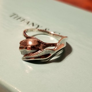 Tiffany & Co. - ティファニー チューリップ モチーフ リング シルバー