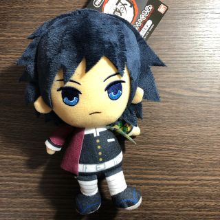 バンダイ(BANDAI)の新品タグ付き☆鬼滅の刃　冨岡義勇　chibiぬいぐるみ(キャラクターグッズ)